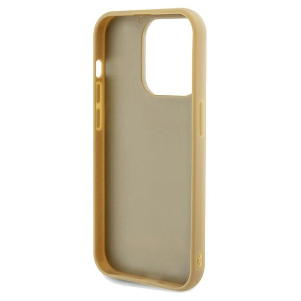Guess GUHCP14LPMSDGSD Apple iPhone 14 Pro hardcase Disco Metal Script gold