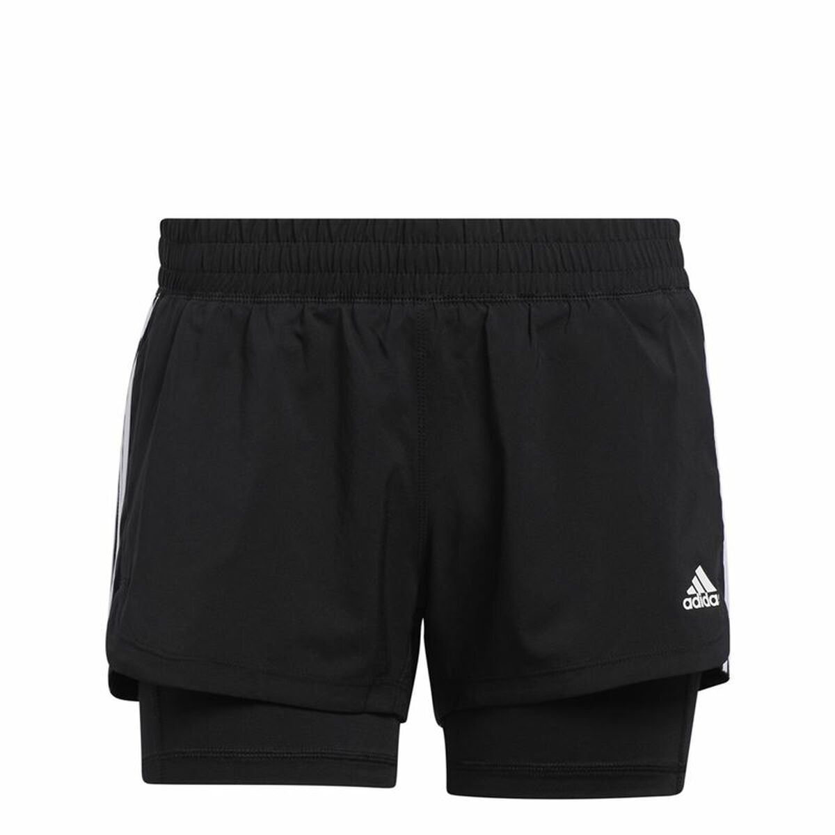 Sports Shorts for Women Adidas Pacer Black