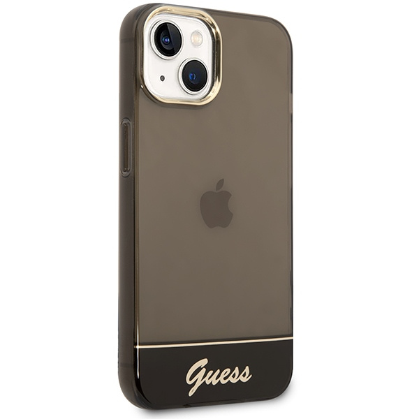 Guess GUHCP14MHGCOK Apple iPhone 14 Plus black hardcase Translucent