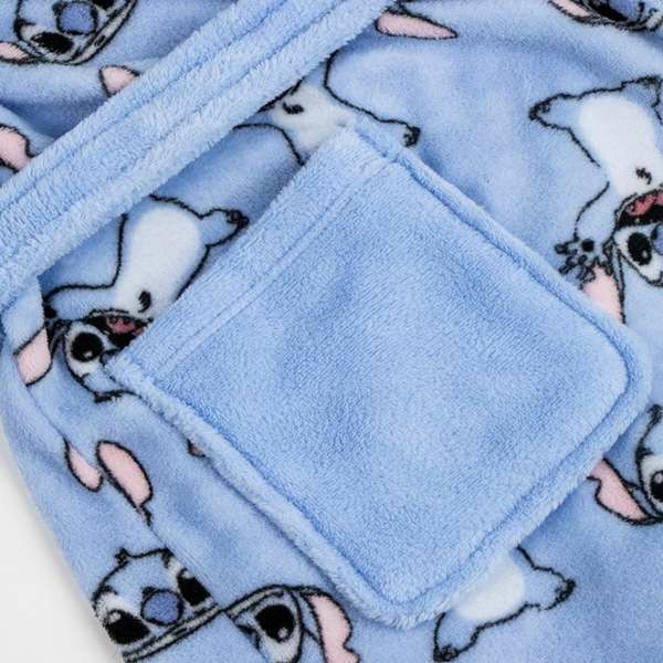Children's Dressing Gown Stitch Blue