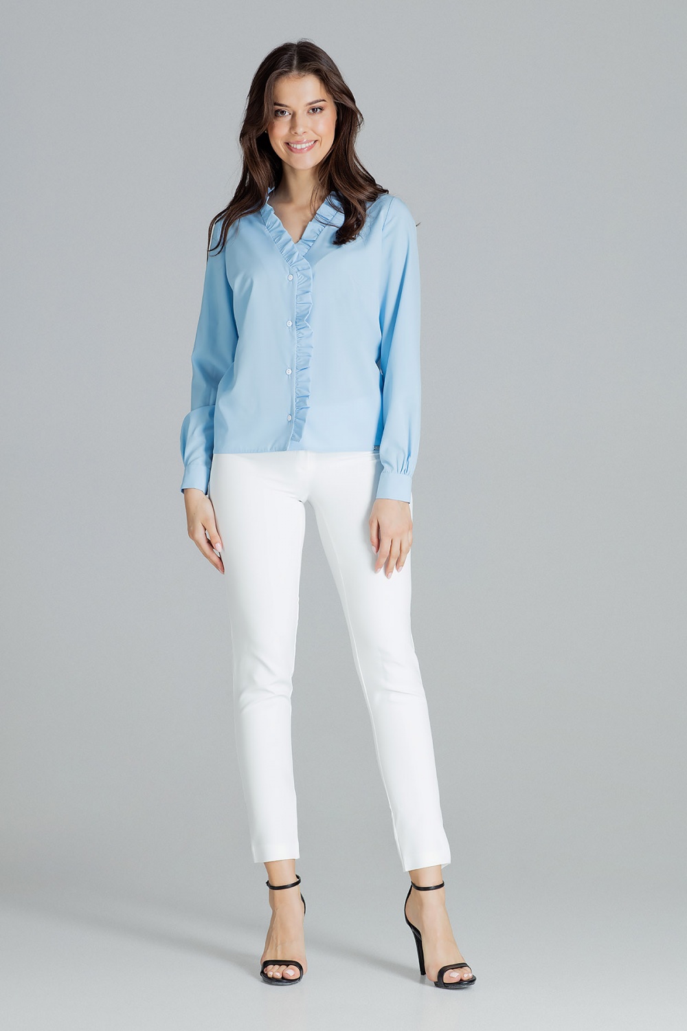  Long sleeve shirt model 143922 Lenitif  blue