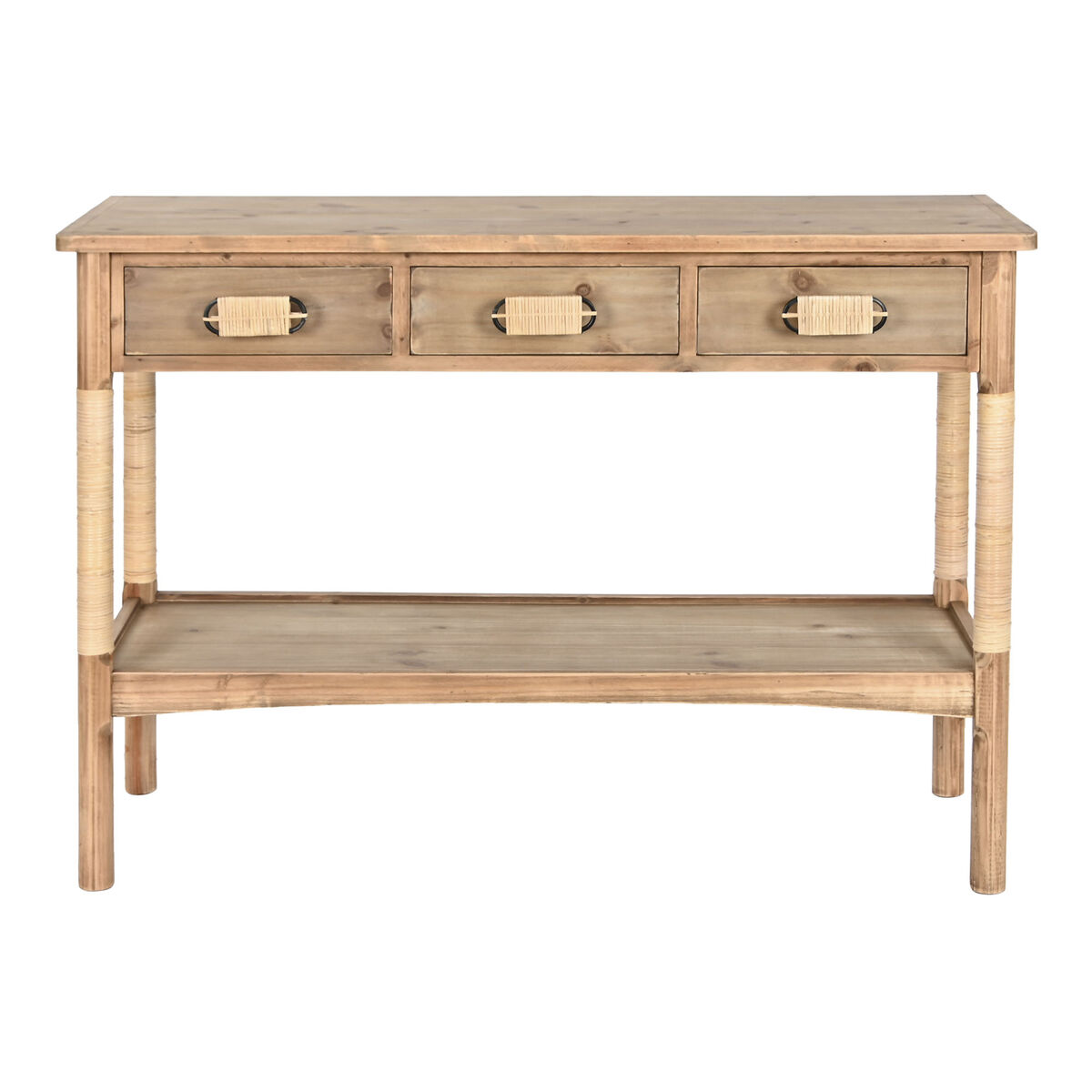 Occasional Furniture Home ESPRIT Light brown Rope Fir 110 x 40 x 79,5 cm