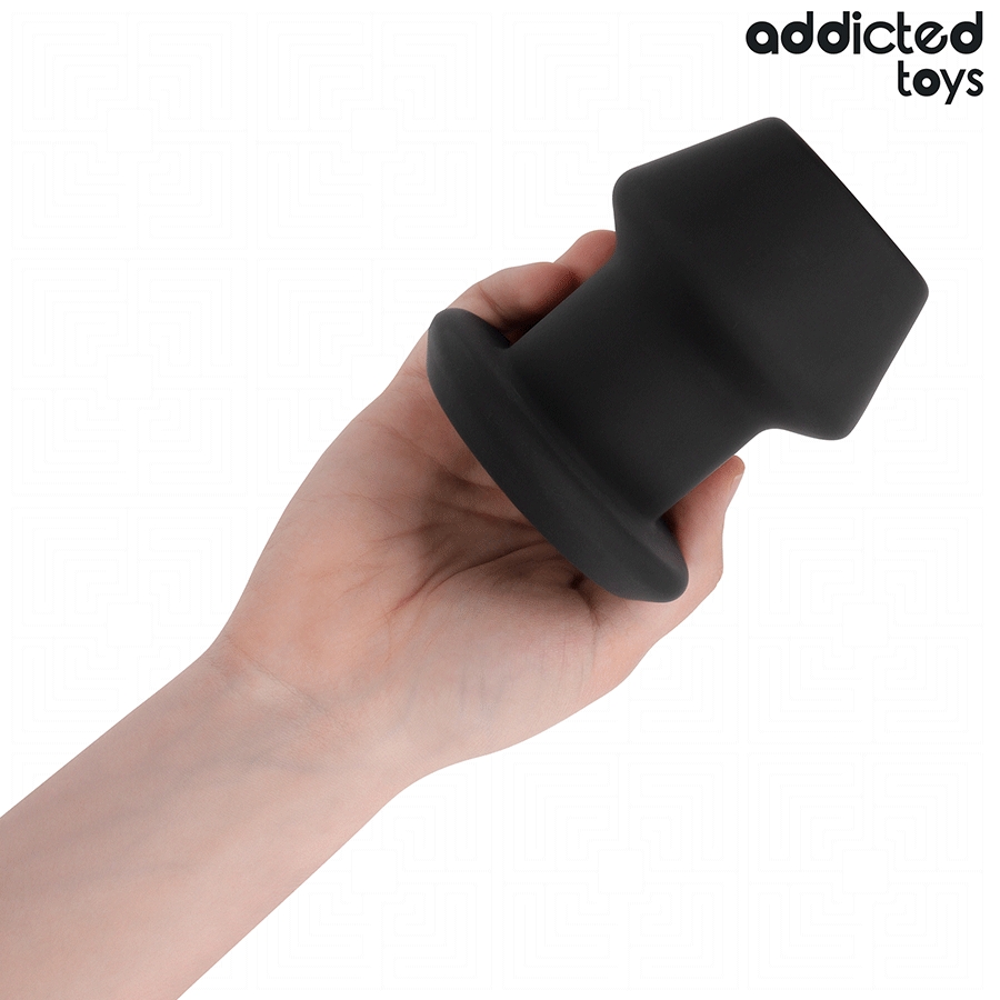 ADDICTED TOYS - EXTREME HOLLOW ANAL PLUG SILICONE SIZE L 10.4 CM