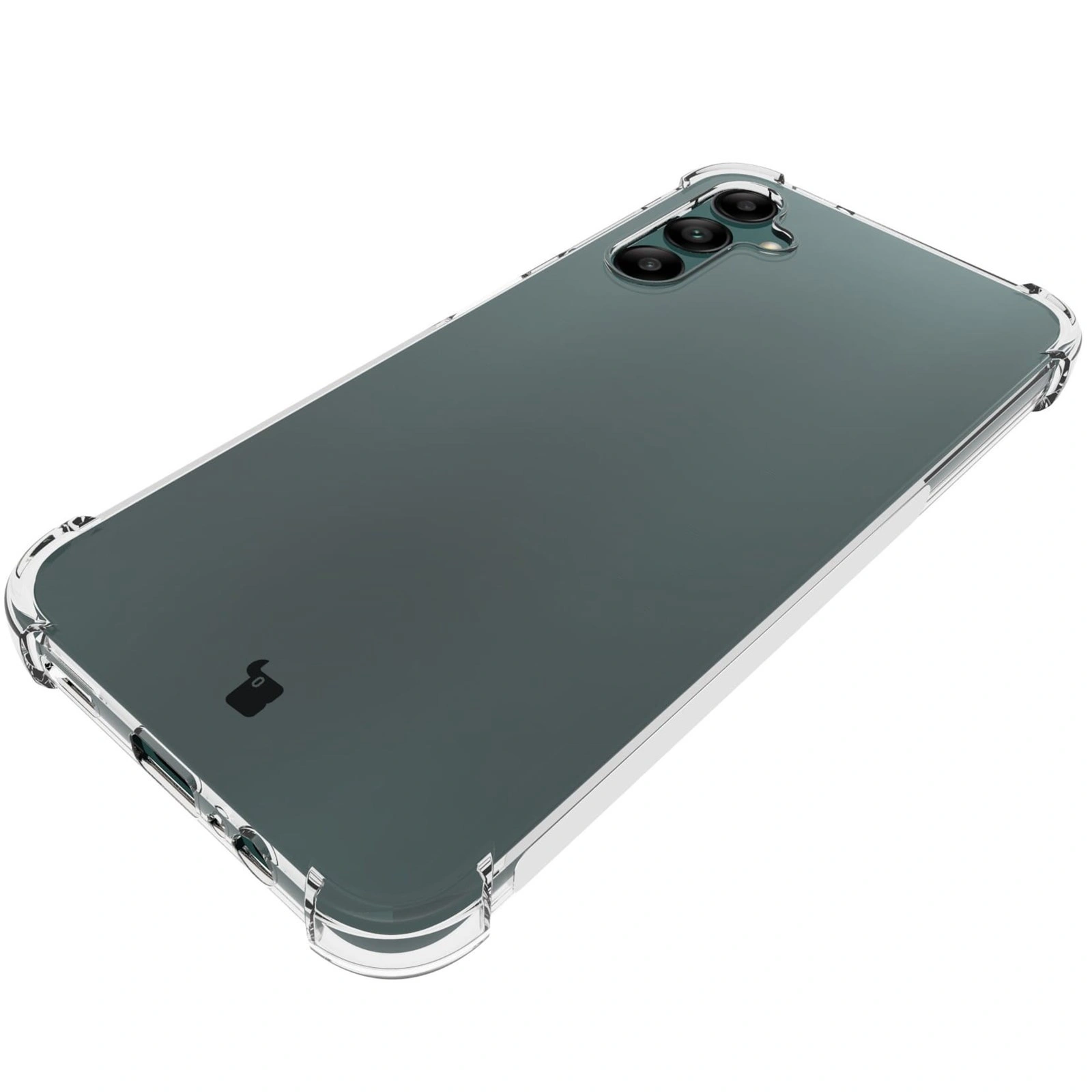 Bizon Case Clear Pack case + 2x screen glass + lens glass Samsung Galaxy A14 4G/5G clear