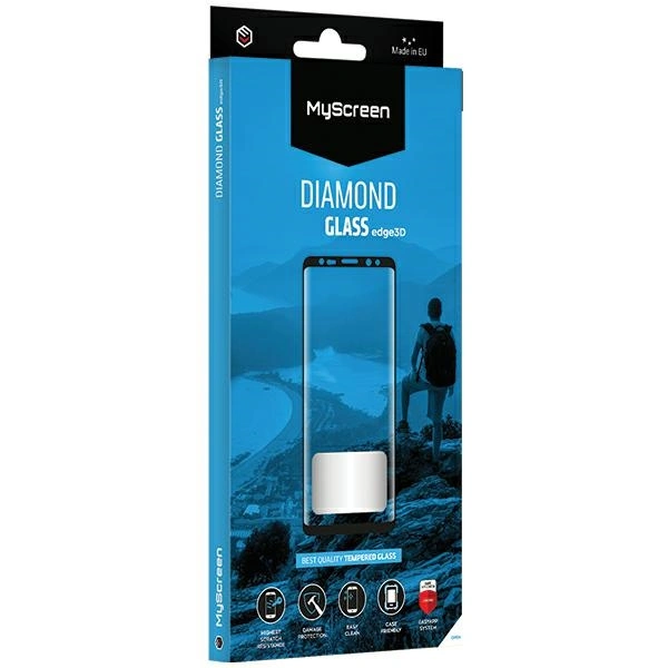 MyScreen Diamond Glass Edge 3D Tempered Glass for OnePlus 12 5G black