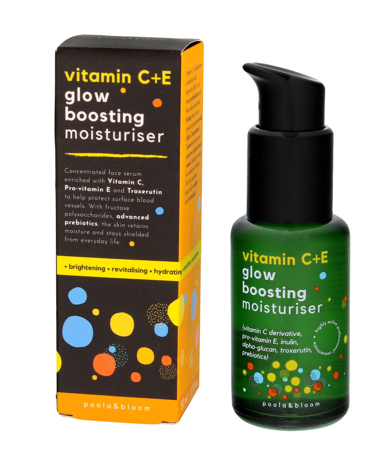 Poola&Bloom Serum do twarzy z witaminą C+E 50ml