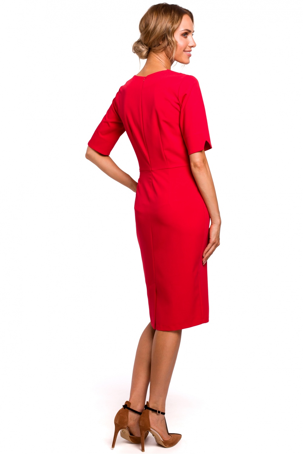 Alltagskleid model 135491 Moe rot Damen