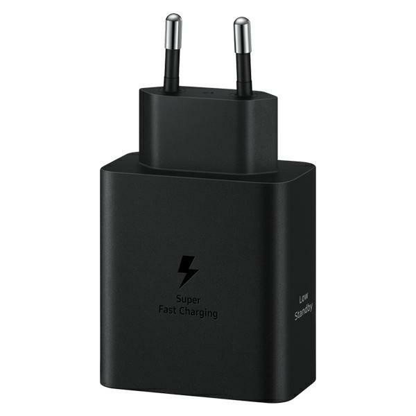 Samsung EP-T5020XBEGEU wall charger USB-C 25W, USB-C 50W PD + USB-C / USB-C cable 5A 1.8m Super Fast Charge black