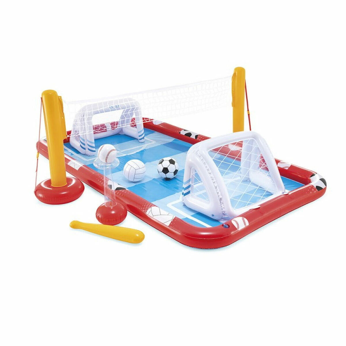 Inflatable Paddling Pool for Children Intex Sports Games 470 l (325 x 267 x 102 cm)