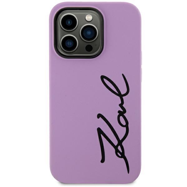 Karl Lagerfeld KLHCN61SKSVGU Apple iPhone 11/XR purple hardcase Silicone Signature