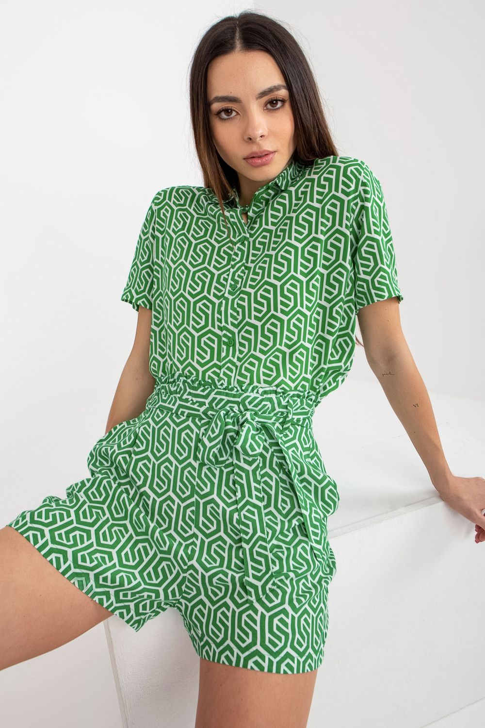  Shorts model 182455 Fresh Made  green