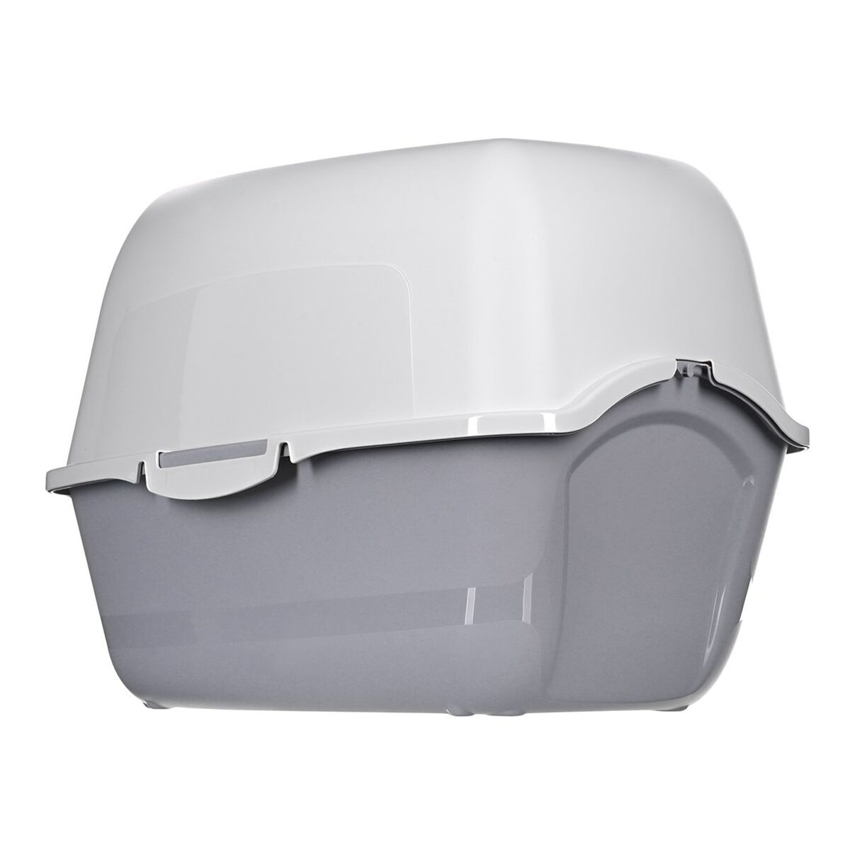 Cat Litter Box Diamentiq 4004508810DIA White Grey Plastic 40 x 38,7 x 55,5 cm Cat Litter Box Diamentiq 4004508810DIA White Grey Plastic 40 x 38,7 x 55,5 cm