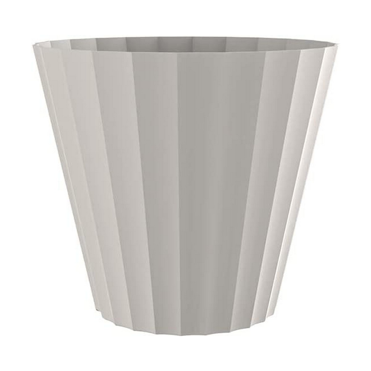 Plant pot Plastiken 32 x 29 cm Beige polypropylene