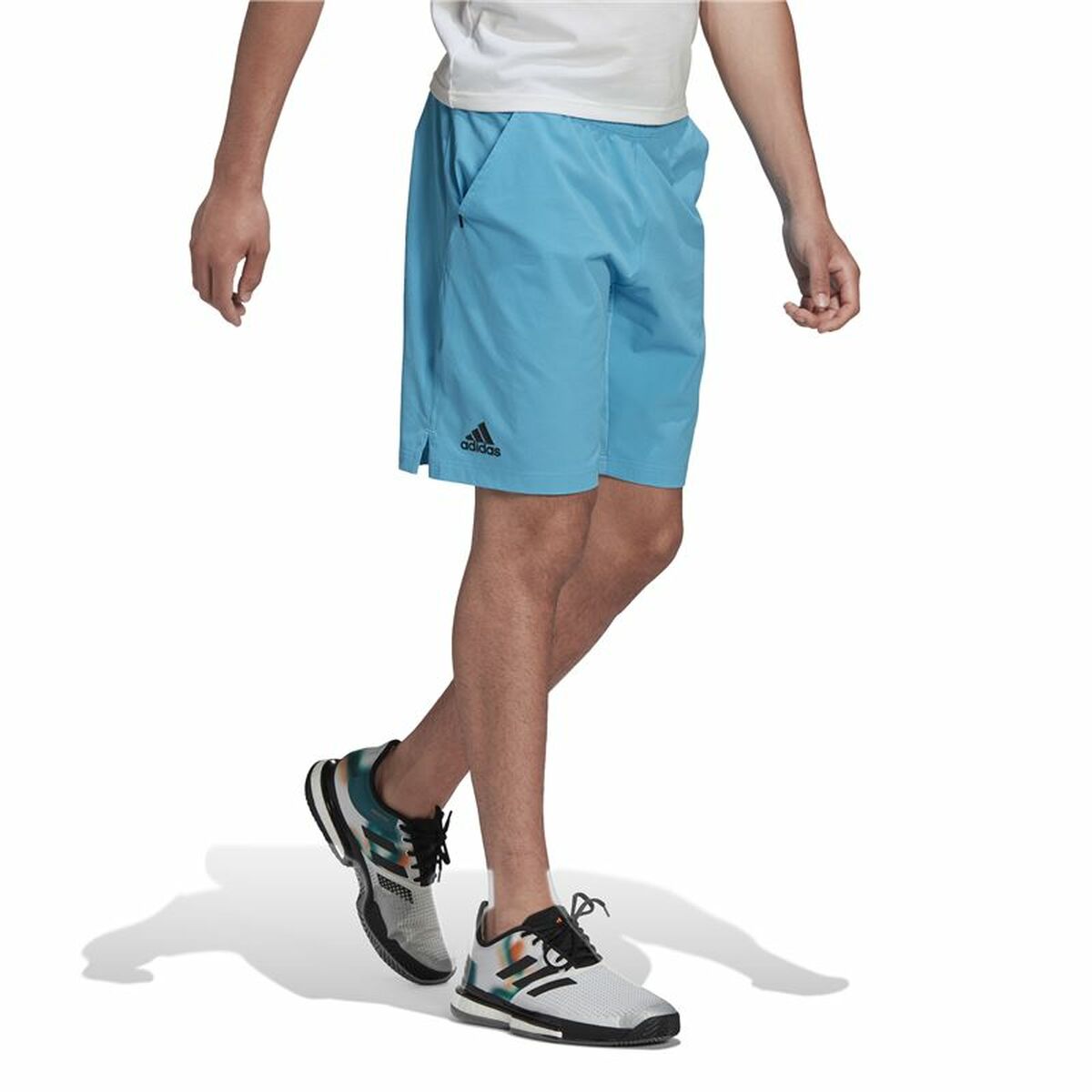 Sports Shorts Adidas Heat Ready Ergo Light Blue