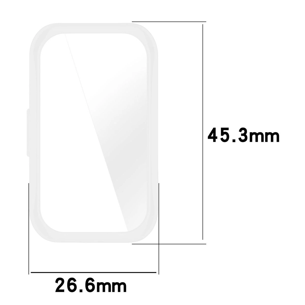 Bizon Case Watch Felipe Huawei Band 9 / Band 8 clear