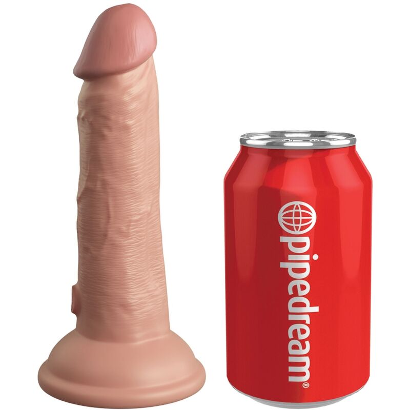 KING COCK ELITE - ADJUSTABLE HARNESS WITH DILDO 15.2 CM FOR BEGINNERS