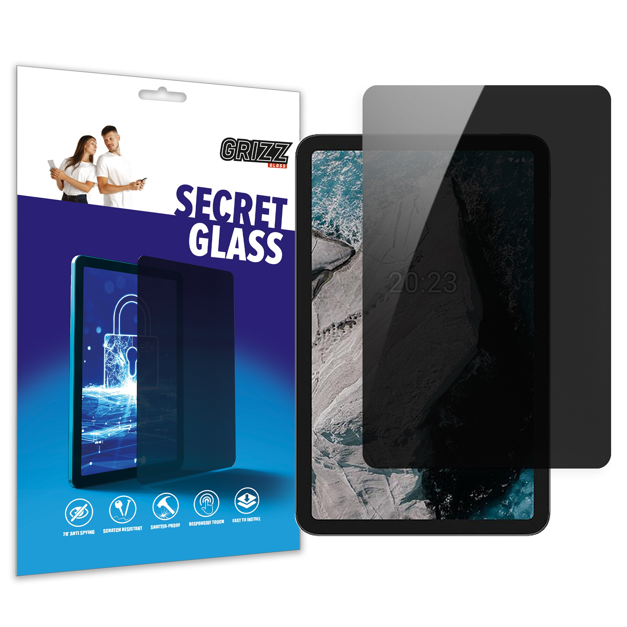 GrizzGlass SecretGlass Nokia T20 