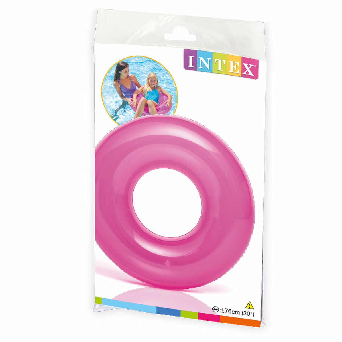 Inflatable Floating Doughnut Intex 76 x 76 cm (24 Units)