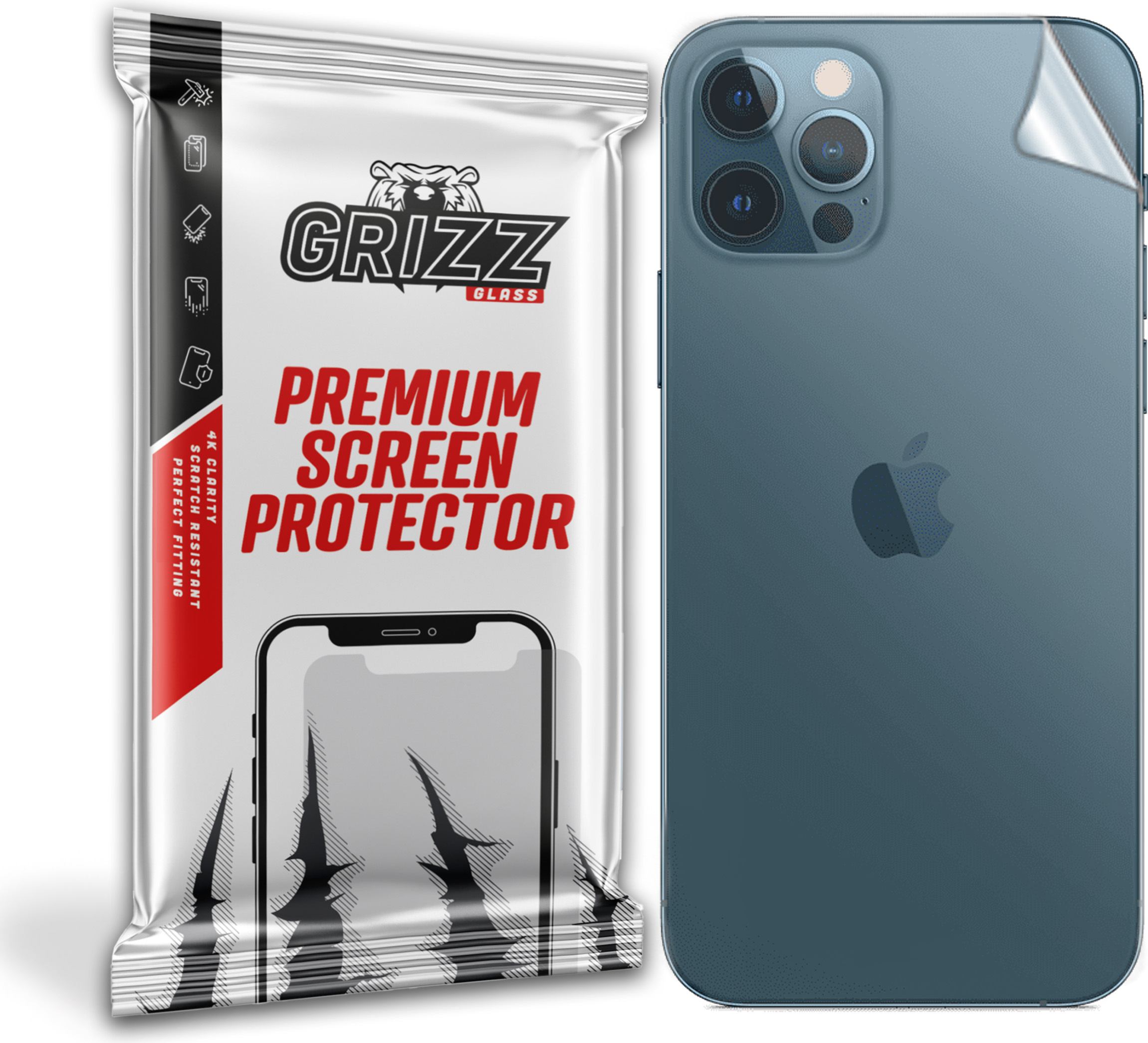 GrizzGlass SatinSkin Apple iPhone 12 Pro Max