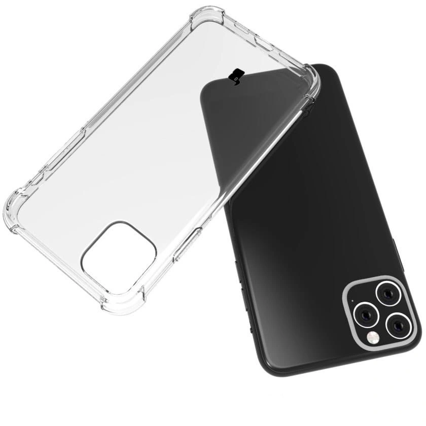 Bizon Case Clear Pack case + 2x screen glass + lens glass Apple iPhone 11 Pro clear
