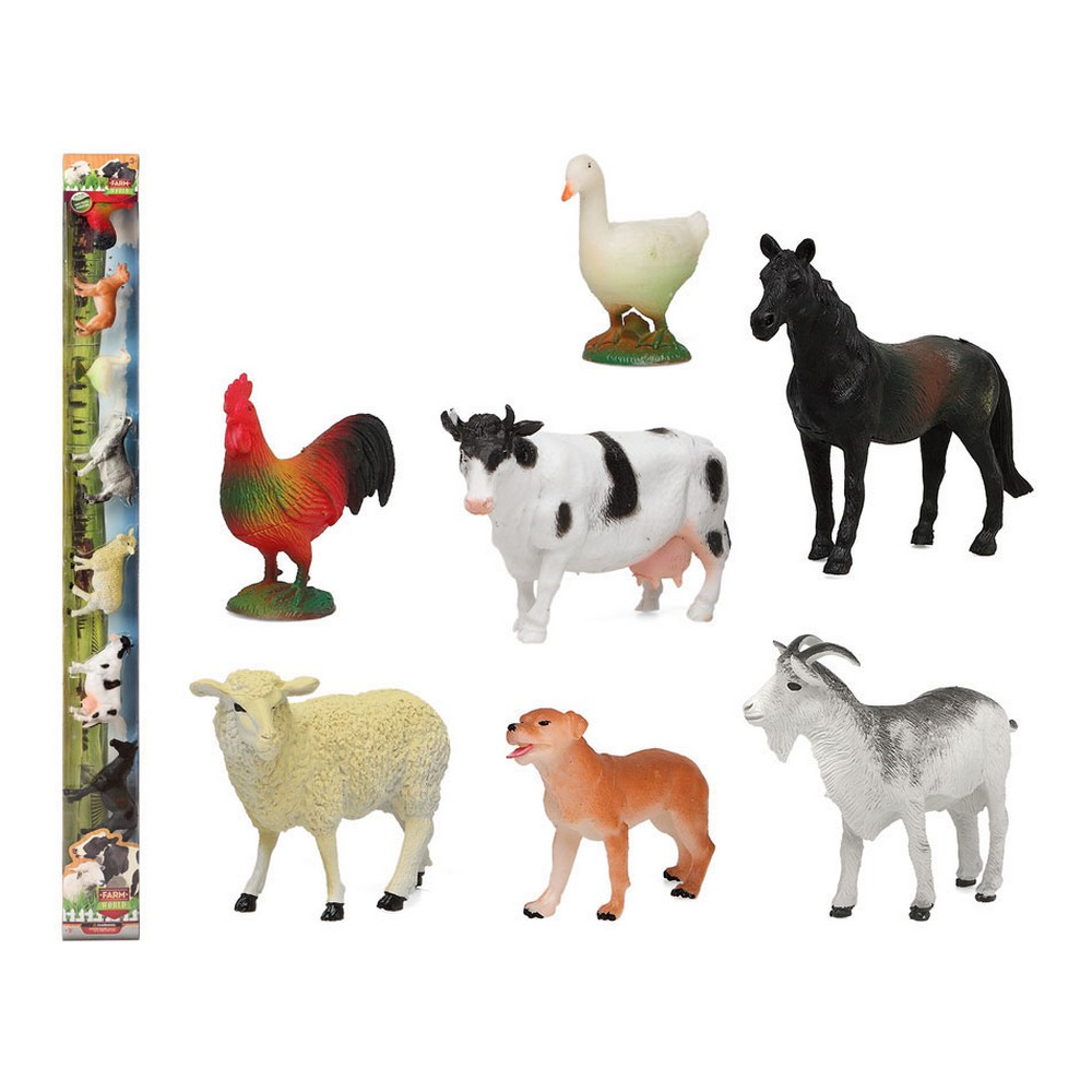 Set of Farm Animals 100 cm (7 Units)