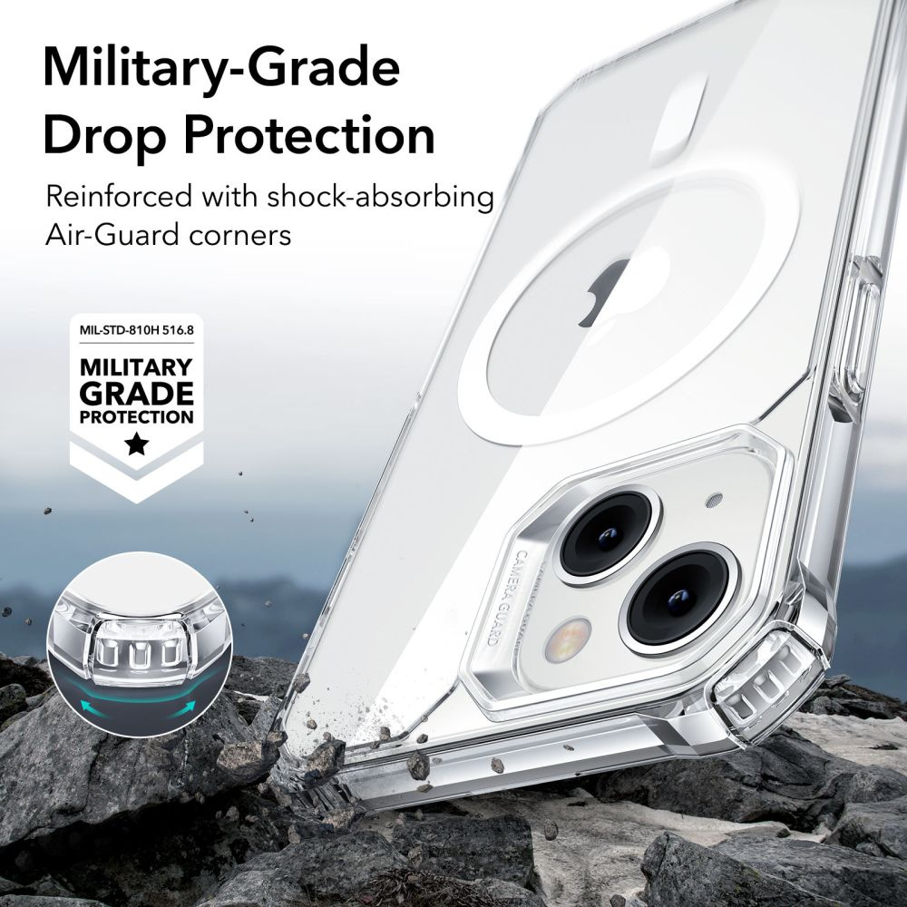 ESR Air Armor Halolock MagSafe Apple iPhone 14/13 Clear