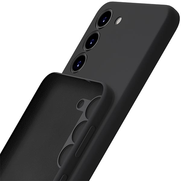 Case 3MK Silicone Case Samsung Galaxy S23 black/black