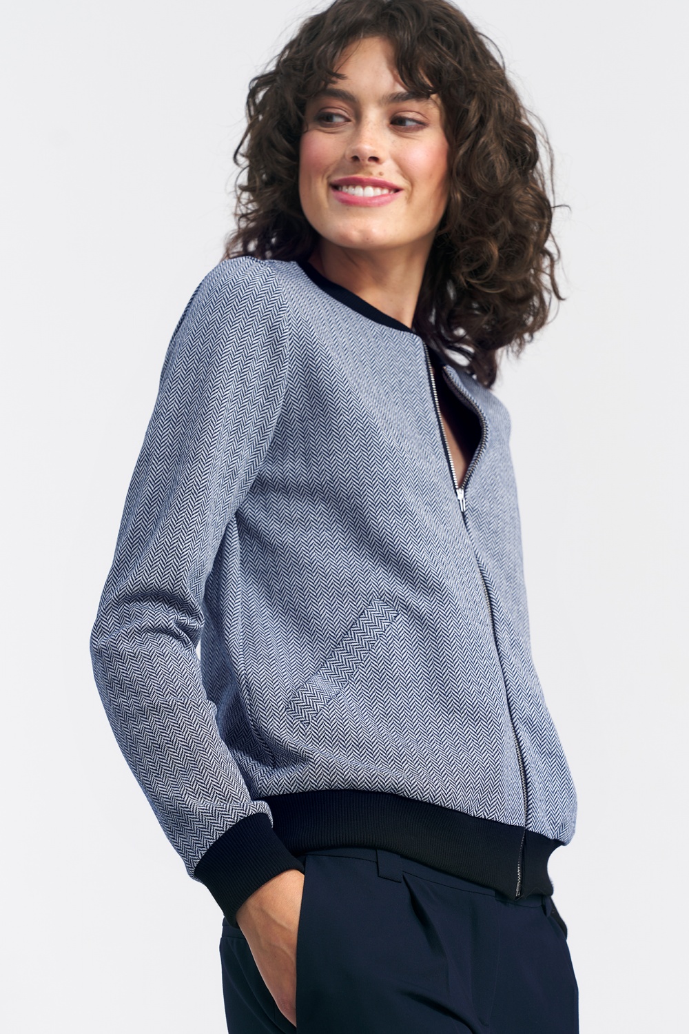  Jacket model 186124 Nife  navy blue
