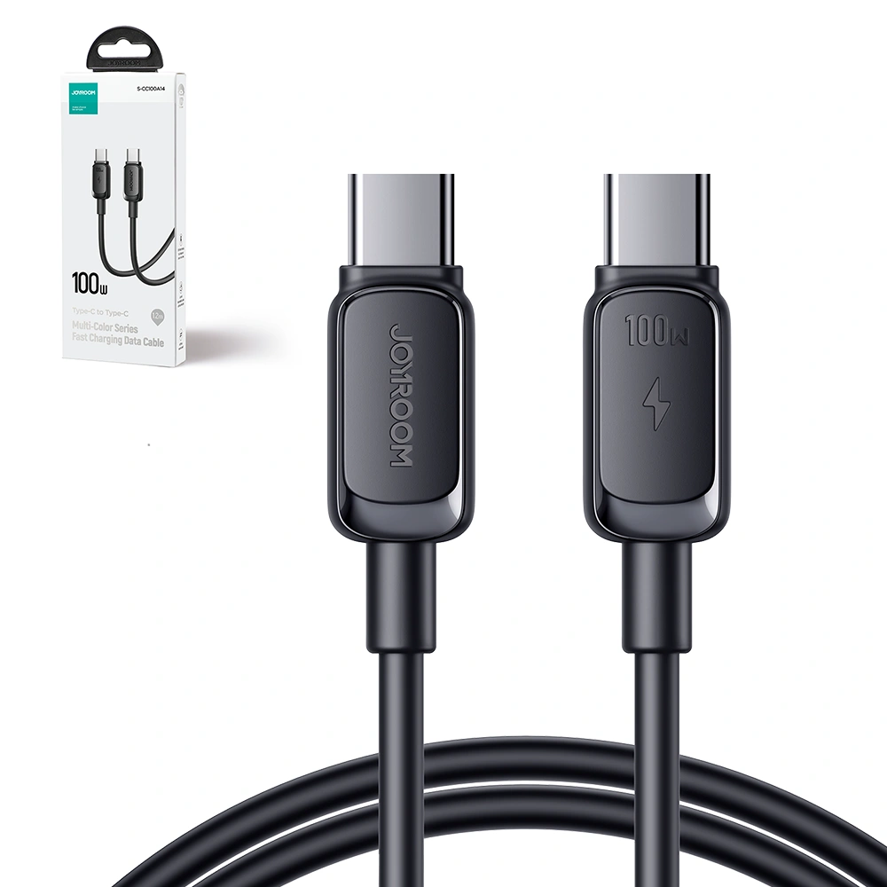 Joyroom Multi-Color Series A14 cable USB-C / USB-C 60W 1.2m black