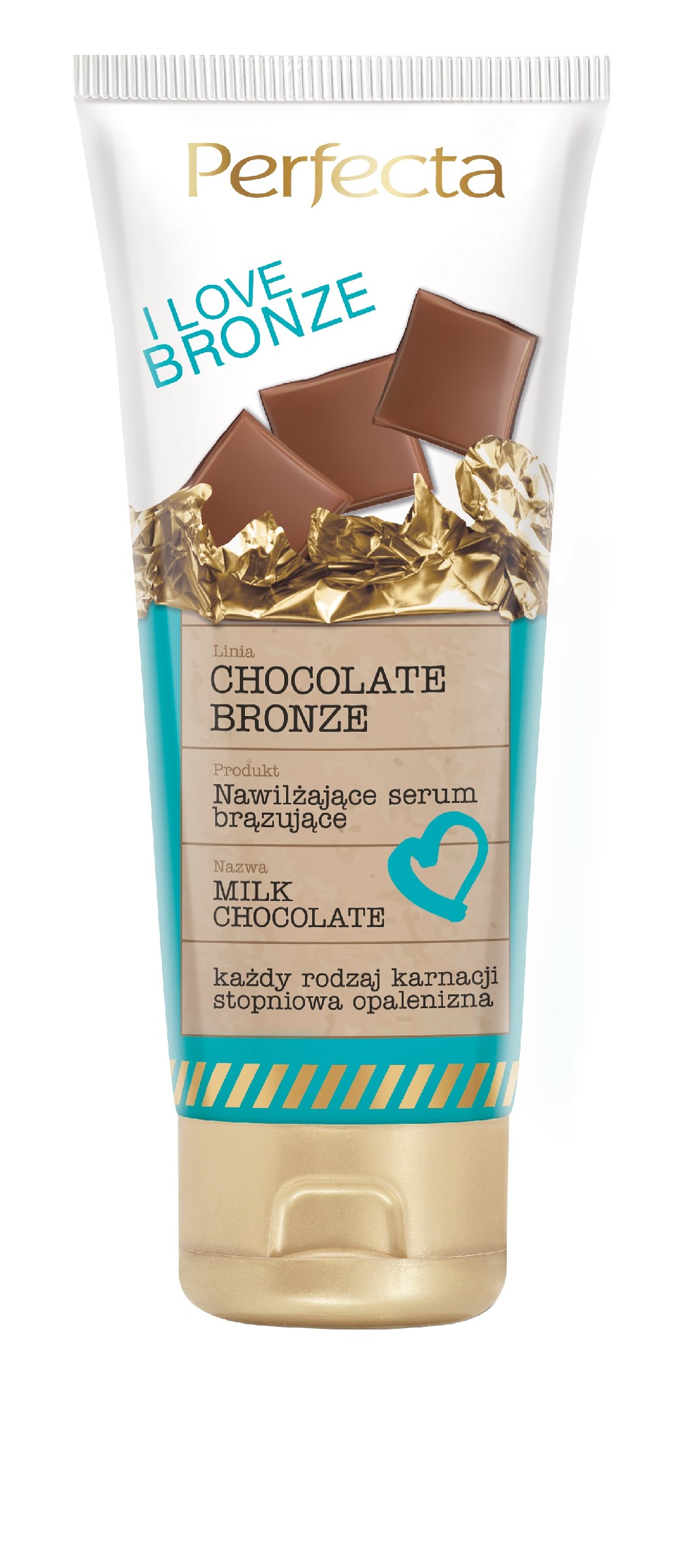 Perfecta I Love Bronze Nawilżające Serum brązujące Milk Chocolate 200ml