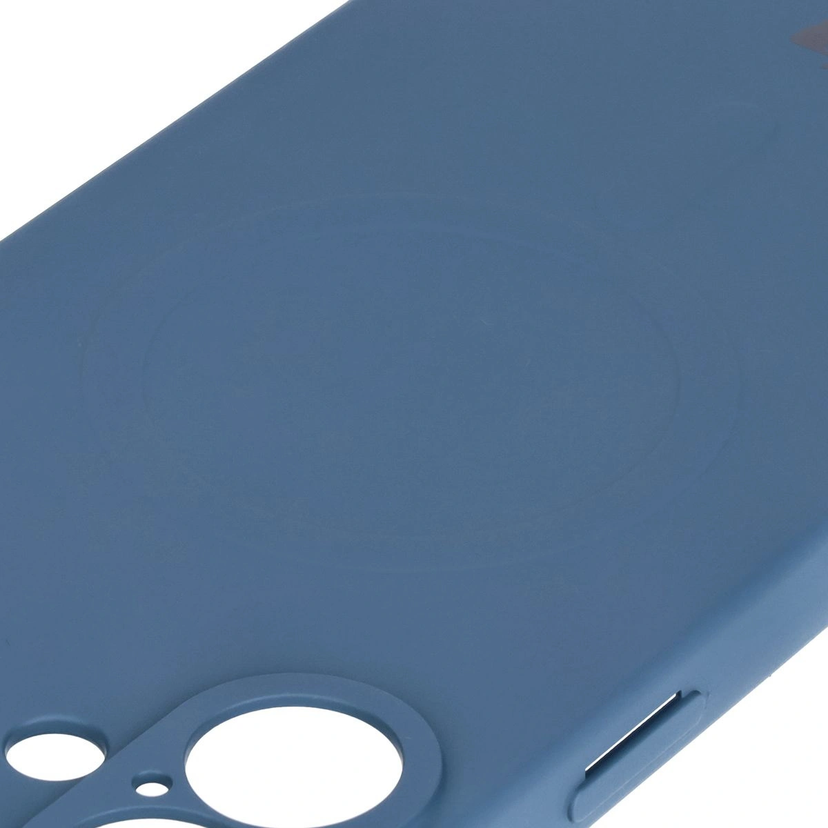 Bizon Case Silicone Magnetic Apple iPhone 16 navy blue