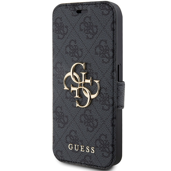 Guess GUBKP15L4GMGGR Apple iPhone 15 Pro book 4G Metal Logo grey