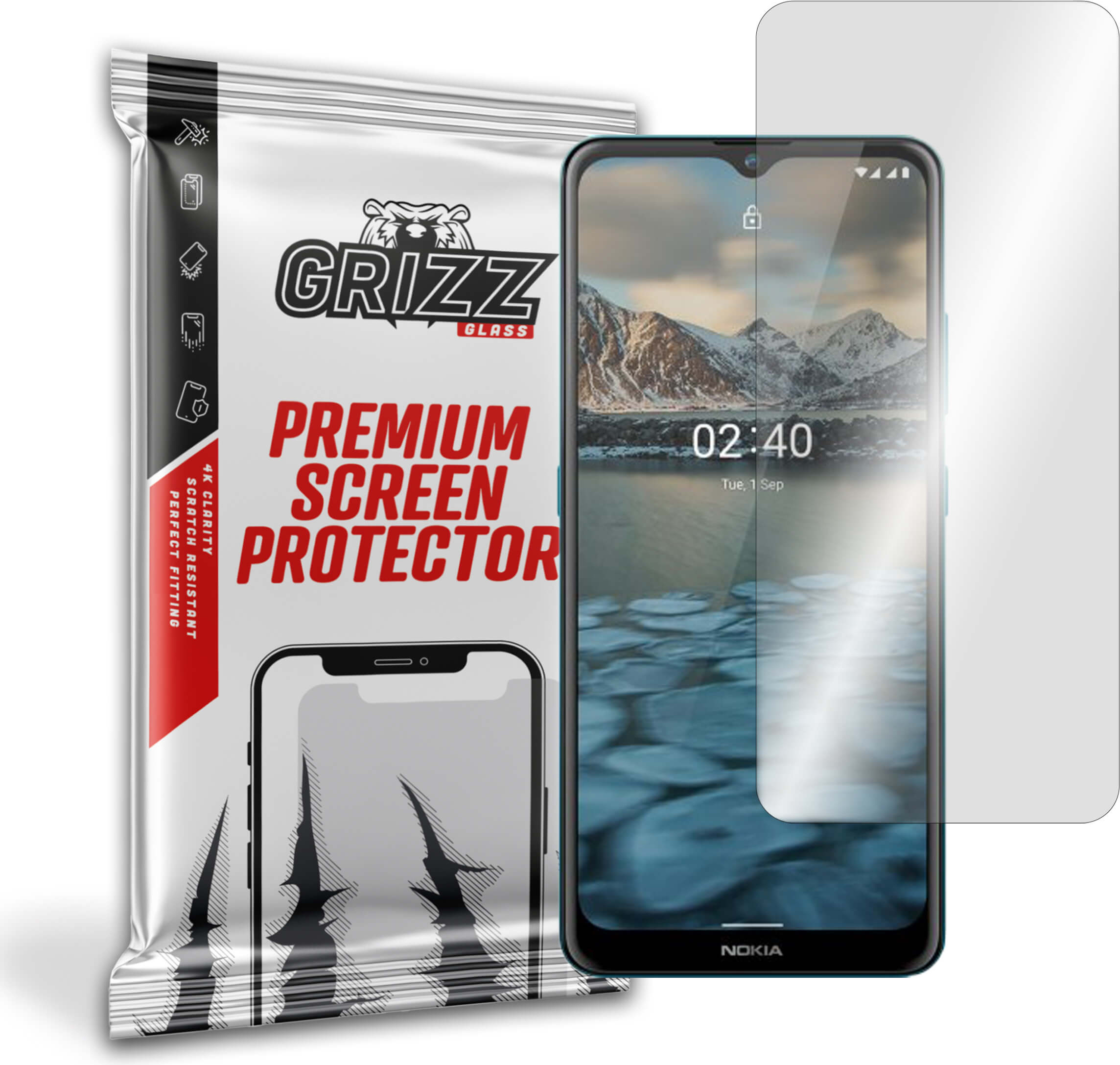 GrizzGlass HybridGlass Nokia 2.4