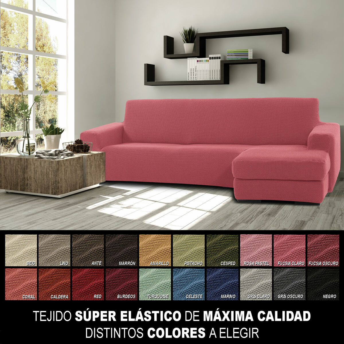 Chaise longue cover with short right arm Sofaskins NIAGARA 210 - 340 cm Chaise longue cover with short right arm Sofaskins NIAGARA 210 - 340 cm