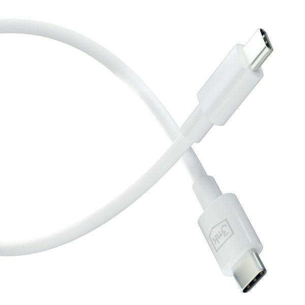 3MK cable Hyper USB-C / USB-C 100W 1.2m white