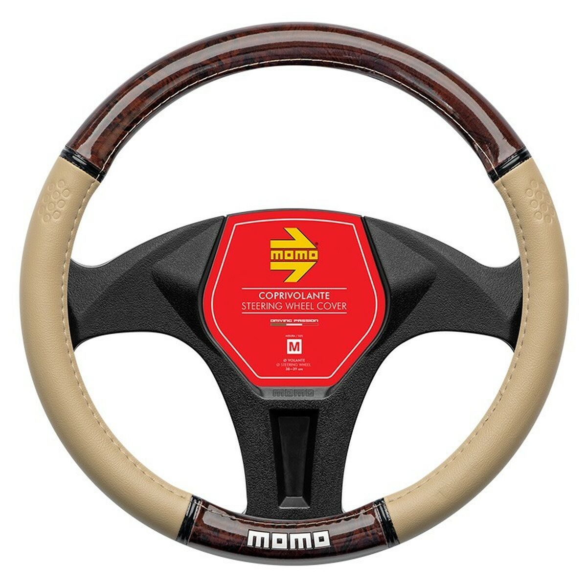 Steering Wheel Cover Momo MOMLSWC0LXBEW Ø 38-39 cm