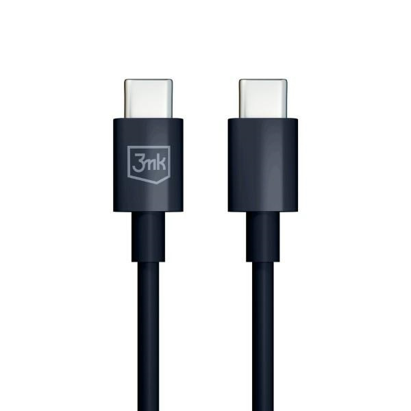 3MK cable Hyper USB-C / USB-C 100W 1.2m black