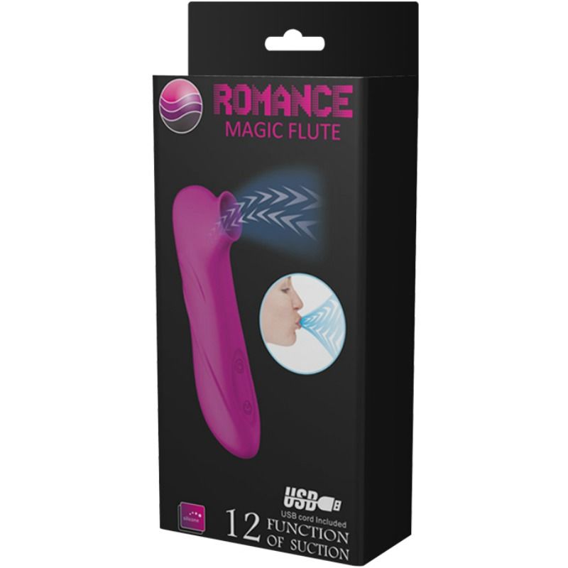 ROMANCE MAGIC FLUTE STIMULATOR 12 FUNCTIONS OF SUCTION