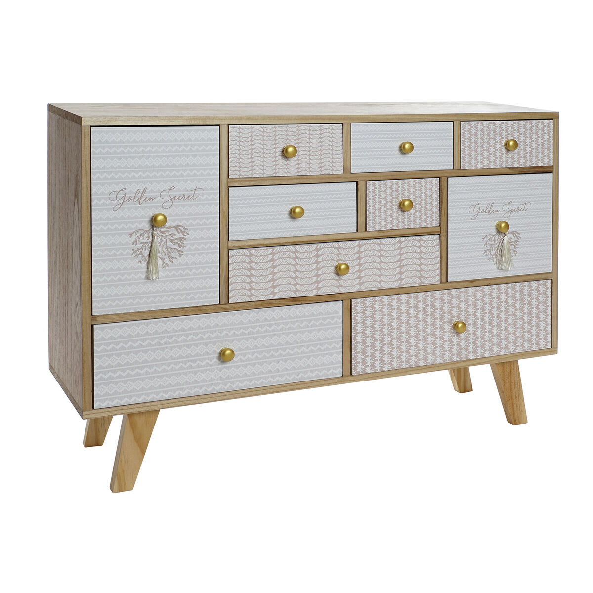 Sideboard DKD Home Decor 95 x 26 x 67,5 cm Natural Paolownia wood