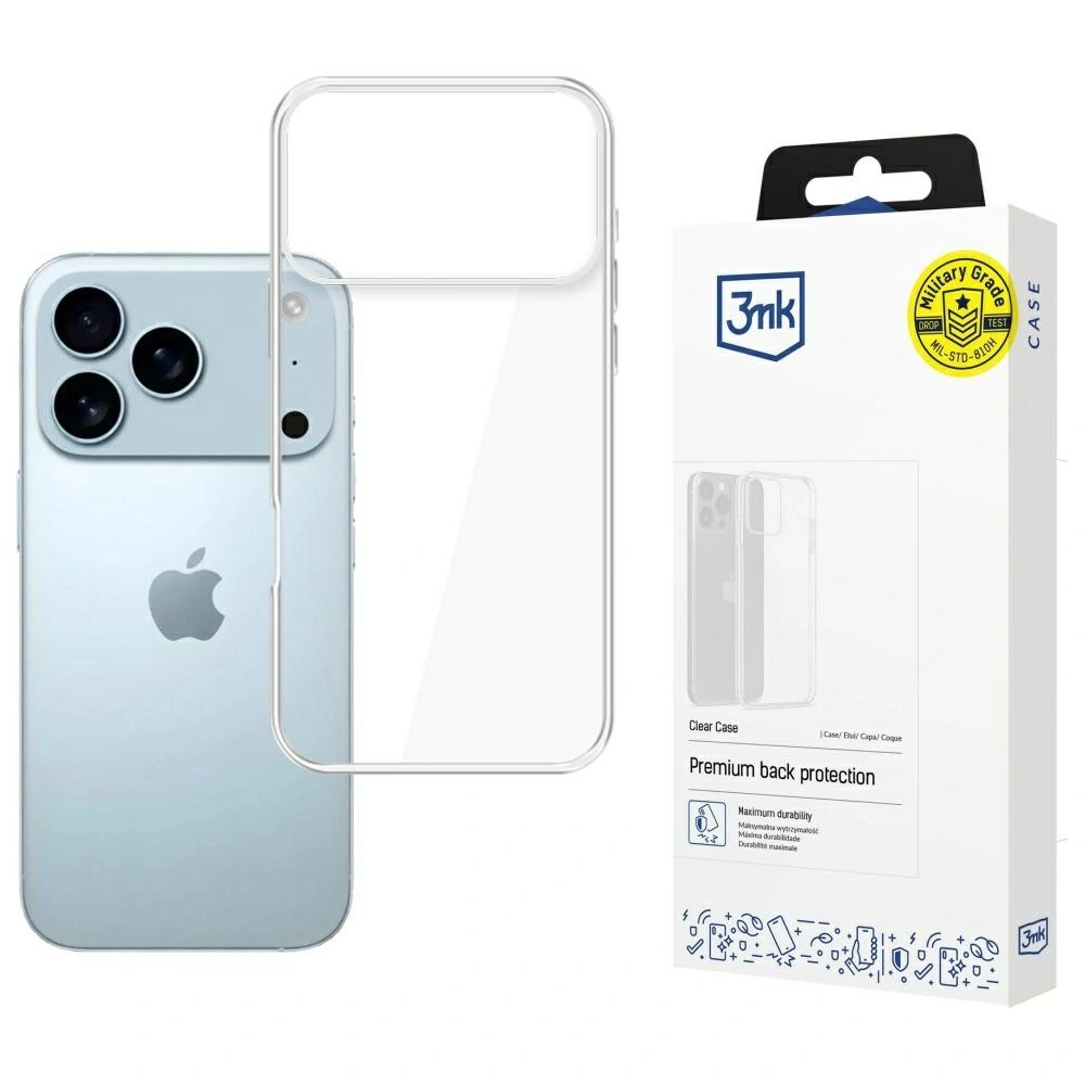 Etui 3MK Clear Case do Apple iPhone 17 Pro