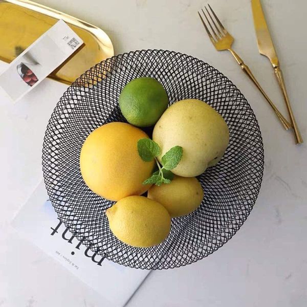 Fruit Bowl Confortime Metal 25 x 25 x 11 cm (6 Units)