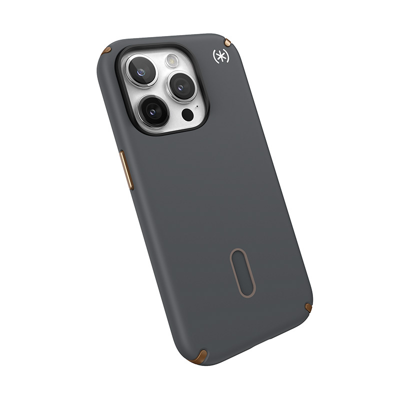 Speck Presidio2 Pro ClickLock & MagSafe Apple iPhone 15 Pro (Charcoal Grey/Cool Bronze)