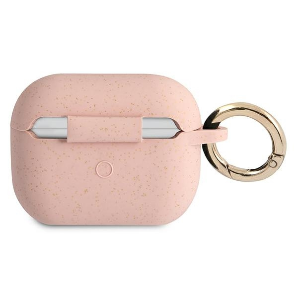 Guess GUAPSGGEP Apple AirPods Pro cover pink Silicone Glitter