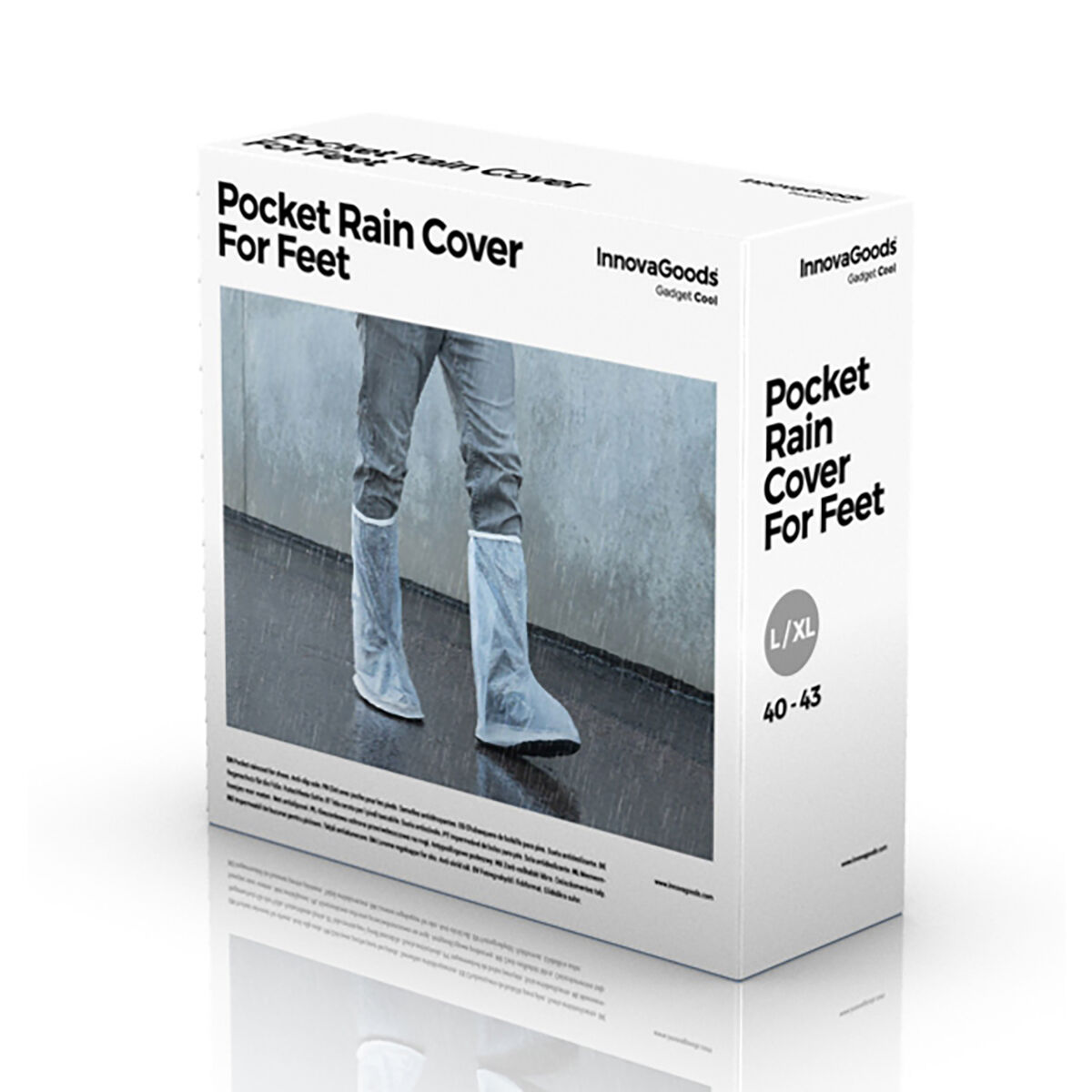 Pocket Rain Cover for Feet InnovaGoods 2 Units