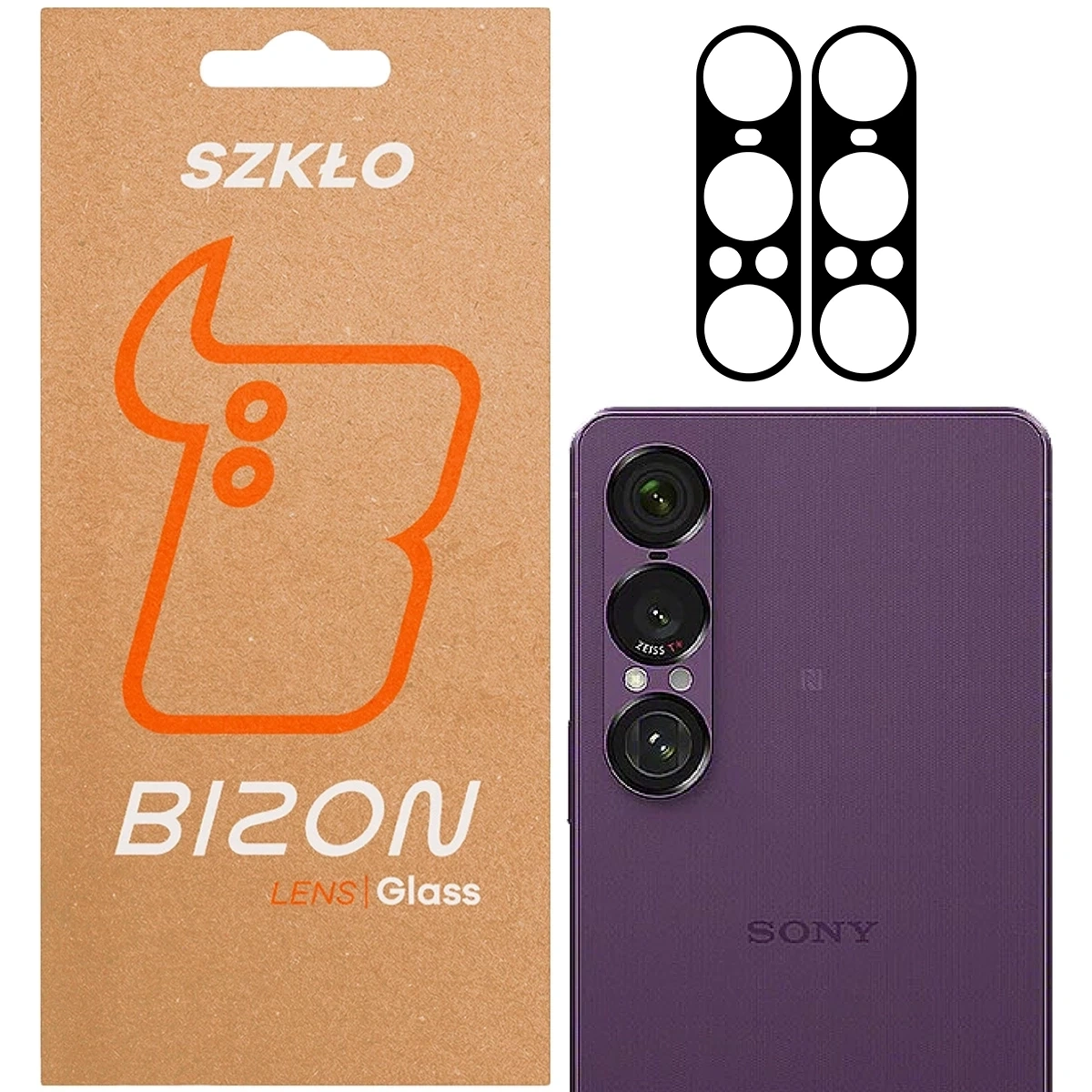 Szkło na aparat Bizon Glass Lens do Xperia 1 VII [2 PACK]