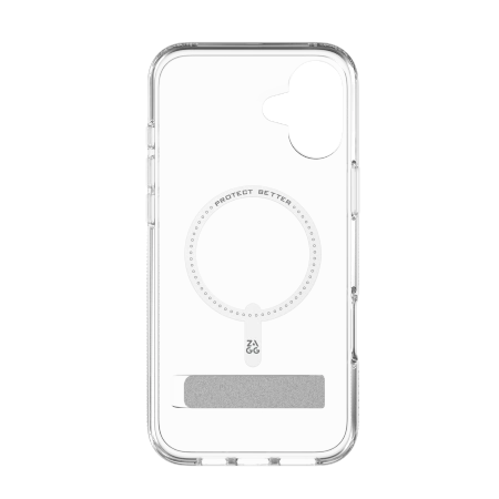 ZAGG Crystal Palace Snap Kickstand Apple iPhone 16 Plus MagSafe (clear)