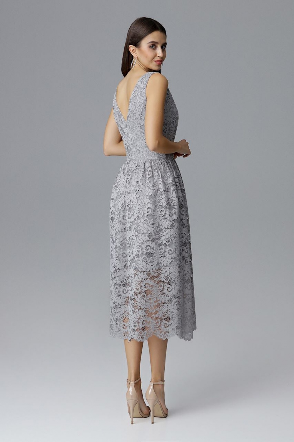  Evening dress model 126206 Figl  grey