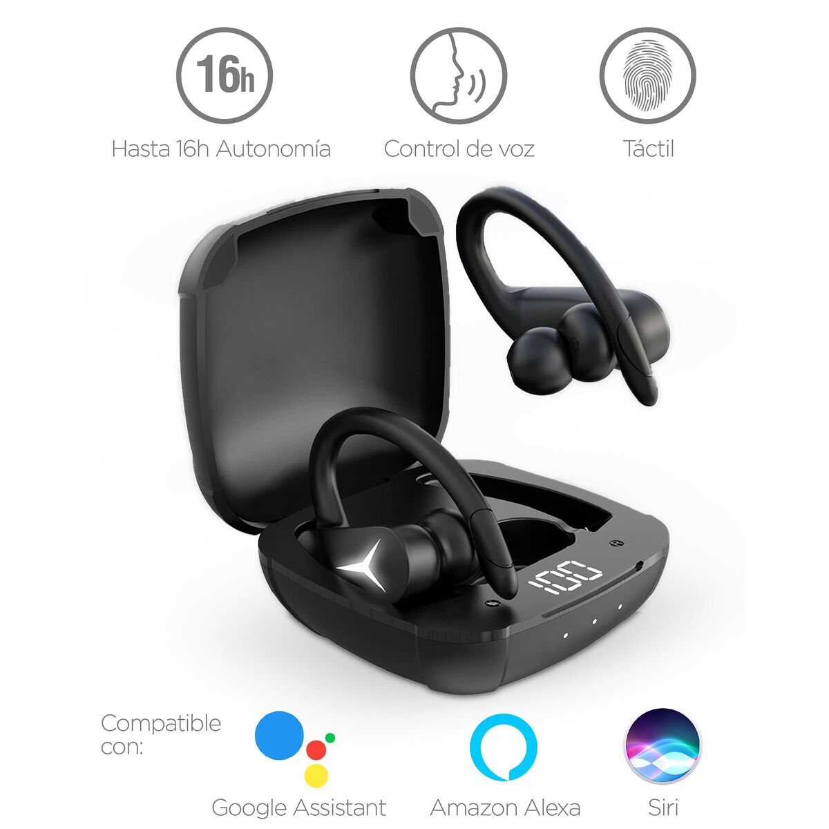 Sportowe Słuchawki KSIX Sport Buds 2 700 mAh Sportowe Słuchawki KSIX Sport Buds 2 700 mAh