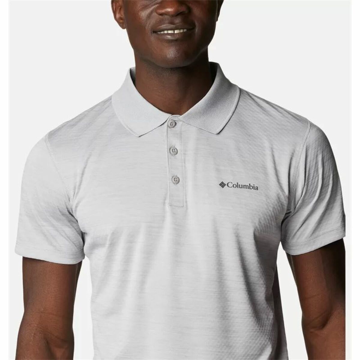 Men’s Short Sleeve Polo Shirt Columbia Zero Rules™ Grey Men’s Short Sleeve Polo Shirt Columbia Zero Rules™ Grey