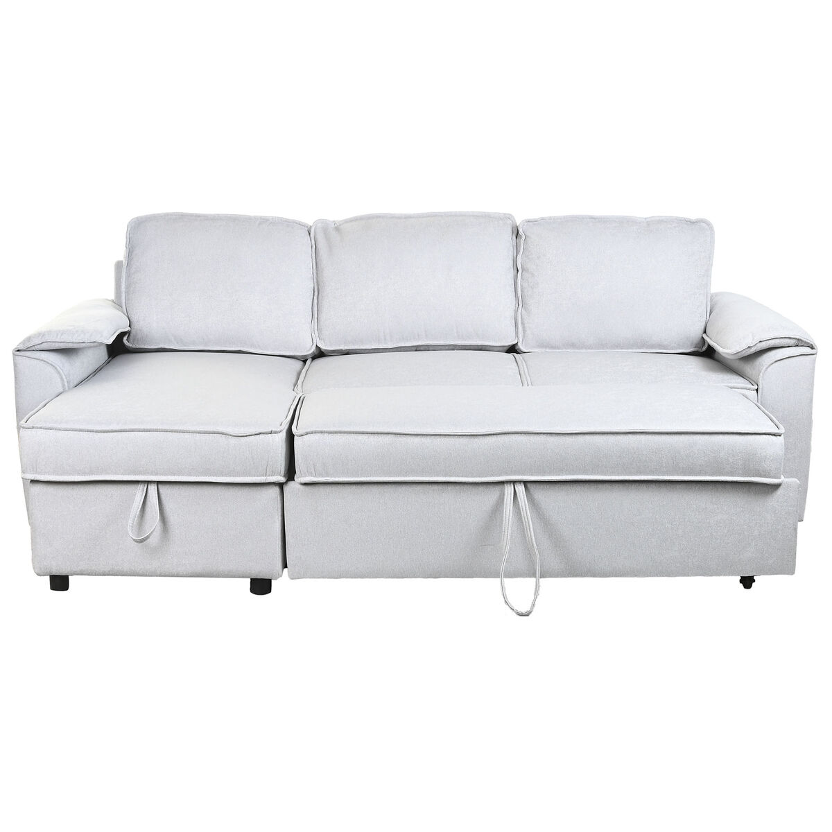 Sofabed Home ESPRIT Light grey Modern 220 x 153 x 88 cm Sofabed Home ESPRIT Light grey Modern 220 x 153 x 88 cm